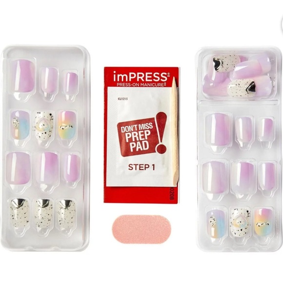 Bundle of 3 Full Sets of Impress Premium Press-on Nail Manicure Kits - Picture 10 of 13